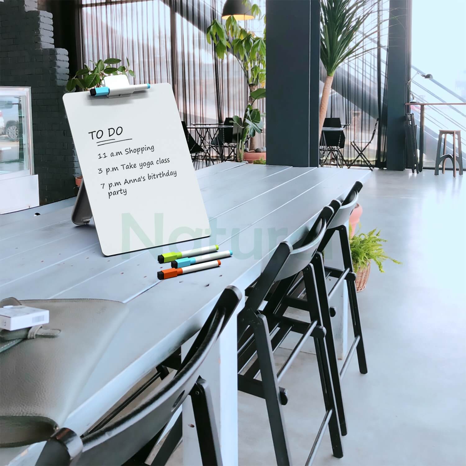 Desktop Whiteboard Easel with Stand Naturei Home Office Supplies Supplier
